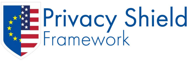 white color privacy shield logo
